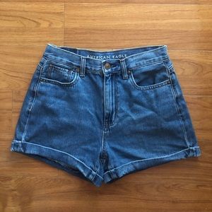 American Eagle Denim Mom Shorts